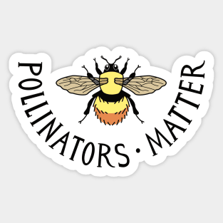 Pollinators Matter Bumblebee Sticker